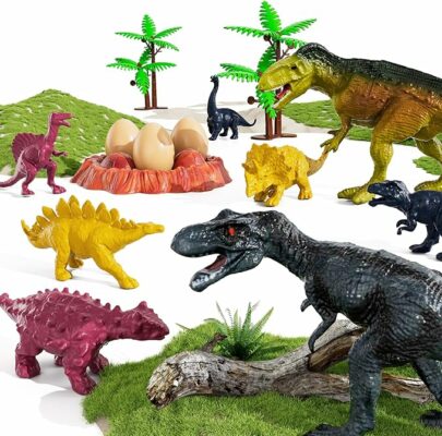 Dinosaur Truck Toys for Kids Jurassic Play Set