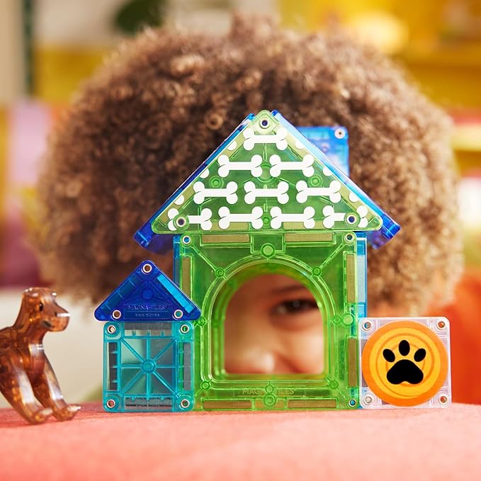 MAGNA TILES Dog House 13 Piece Magnetic Set MAGNA TILES Dog House 13 Piece Magnetic Set