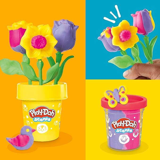 Play-Doh Tulips & Daffodils Flower Toy Kids Arts & Crafts Kit Play-Doh Tulips & Daffodils Flower Toy Kids Arts & Crafts Kit