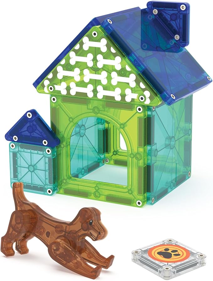 MAGNA TILES Dog House 13 Piece Magnetic Set MAGNA TILES Dog House 13 Piece Magnetic Set
