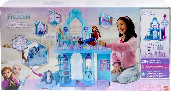 Disney Frozen Elsa Ice Castle Playset with Olaf Figure
