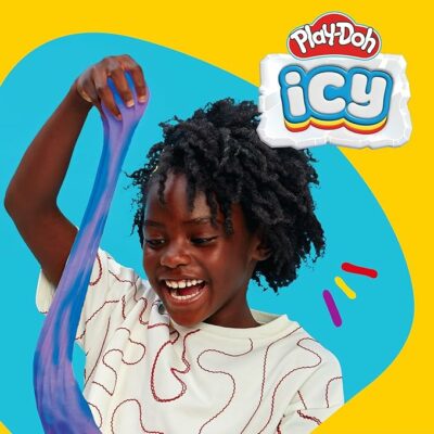 Play Doh ICY 2 Pack, Rainbow Cherry & Tie Dye Blue Raspberry Scents