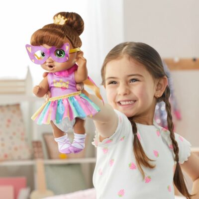 Baby Alive Super Brown Hair Dress Up Baby Doll Playset