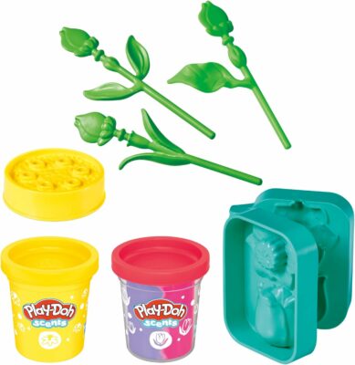 Play-Doh Tulips & Daffodils Flower Toy Kids Arts & Crafts Kit