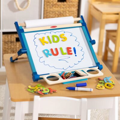 Melissa & Doug Deluxe Double Sided Tabletop Easel Arts & Crafts