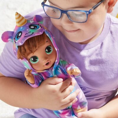 Baby Alive Super Brown Hair Dress Up Baby Doll Playset