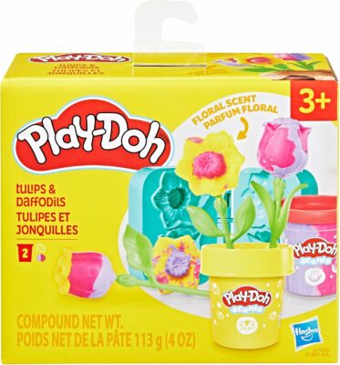 Play-Doh Tulips & Daffodils Flower Toy Kids Arts & Crafts Kit
