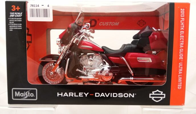 Maisto Motorcycles Harley Davidson Custom 2013 Flhtk Electra Glide