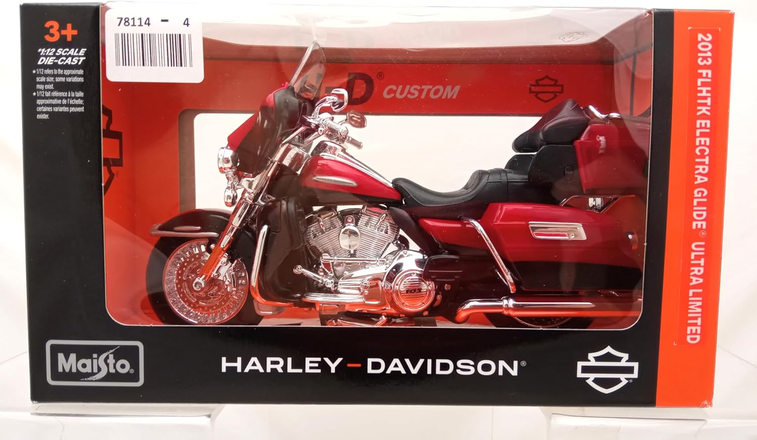 Maisto Motorcycles Harley Davidson Custom 2013 Flhtk Electra Glide Maisto Motorcycles Harley Davidson Custom 2013 Flhtk Electra Glide