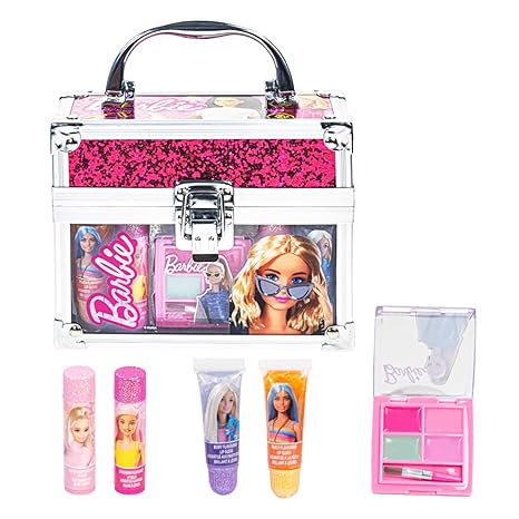 Barbie Beauty Mini Train Case Set