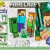 Crayola Minecraft POPs 3D Art Kit for Kids Coloring Activity Set