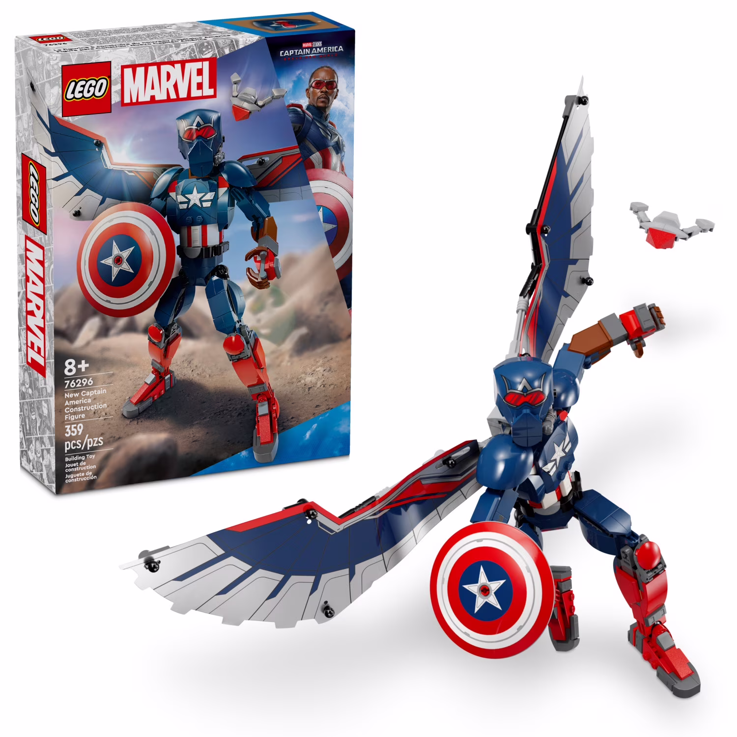 LEGO Marvel New Captain America Construction Figure