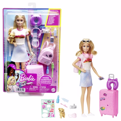 Barbie Doll and Accessories 'Malibu' Travel Set