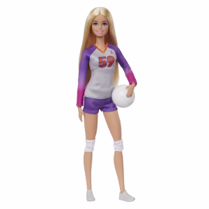 Barbie Doll & Accessories Made to Move Career Volleyball Player Doll