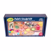 Crayola Paint & Sculpt Kit with Air Dry Clay and Washable Paints