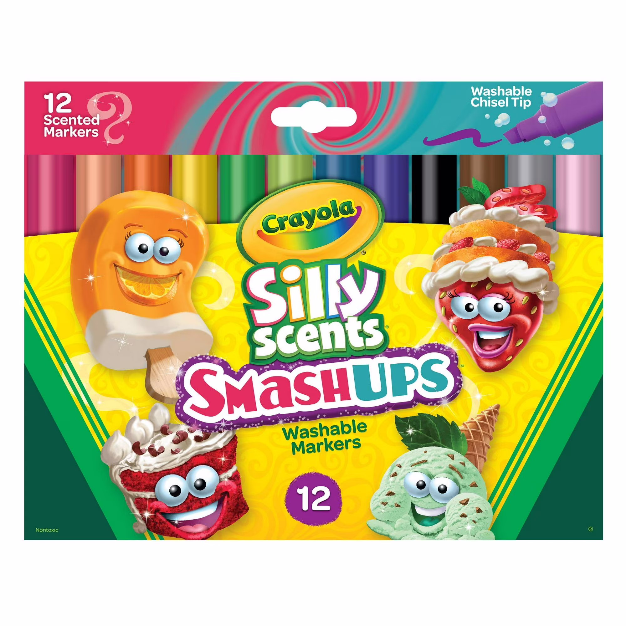 Crayola Silly Scents Smash Ups Markers Scented Art Tools