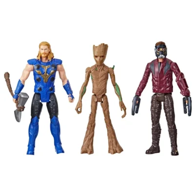 Marvel Avengers Titan Hero Series Thor Groot Star Lord Action Figures