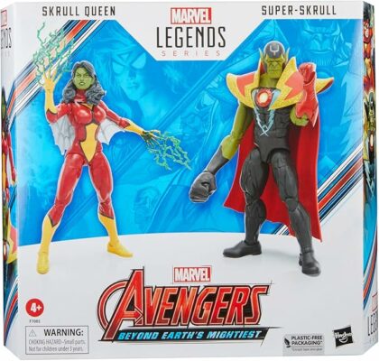 Marvel Legends Series Skrull Queen and Super Skrull Action Figure