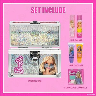 Barbie Beauty Mini Train Case Set