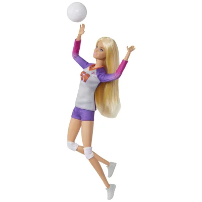 Barbie Doll & Accessories Made to Move Career Volleyball Player Doll