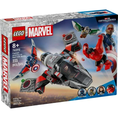 LEGO Marvel Captain America vs. Red Hulk Battle Building Set