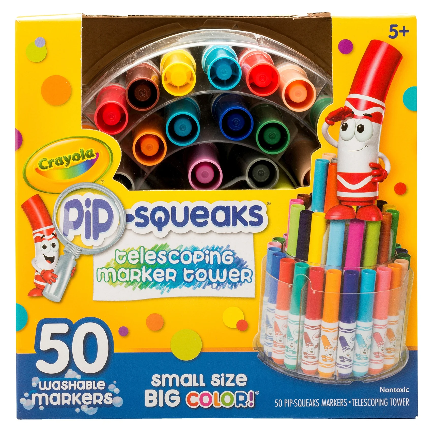 Crayola Pip Squeaks Marker Tower Assorted Colors Crayola Pip Squeaks Marker Tower Assorted Colors