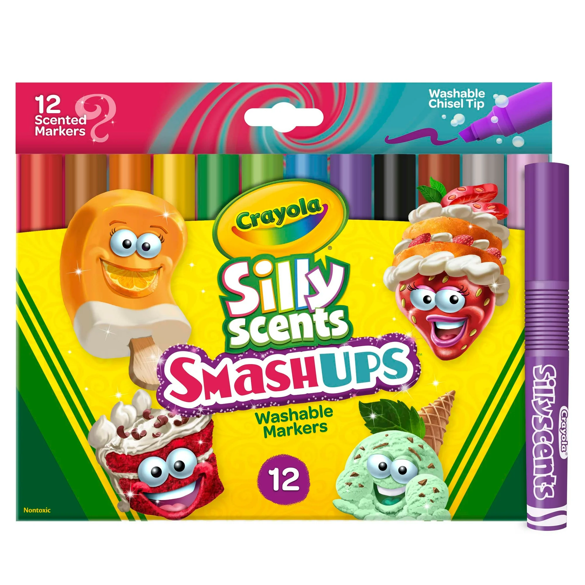 Crayola Silly Scents Smash Ups Markers Scented Art Tools Crayola Silly Scents Smash Ups Markers Scented Art Tools