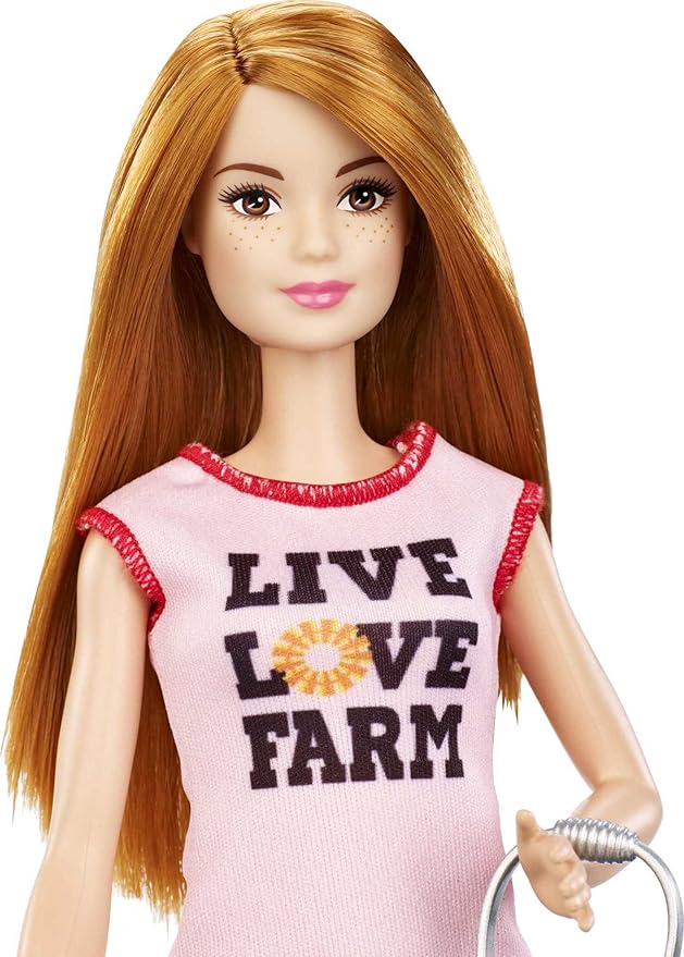Barbie Chicken Farmer Doll Red Haired and Playset with Henhouse Barbie Chicken Farmer Doll Red Haired and Playset with Henhouse