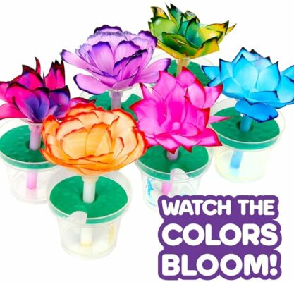 Crayola Paper Flower Science Kit Color Changing Flowers Gift