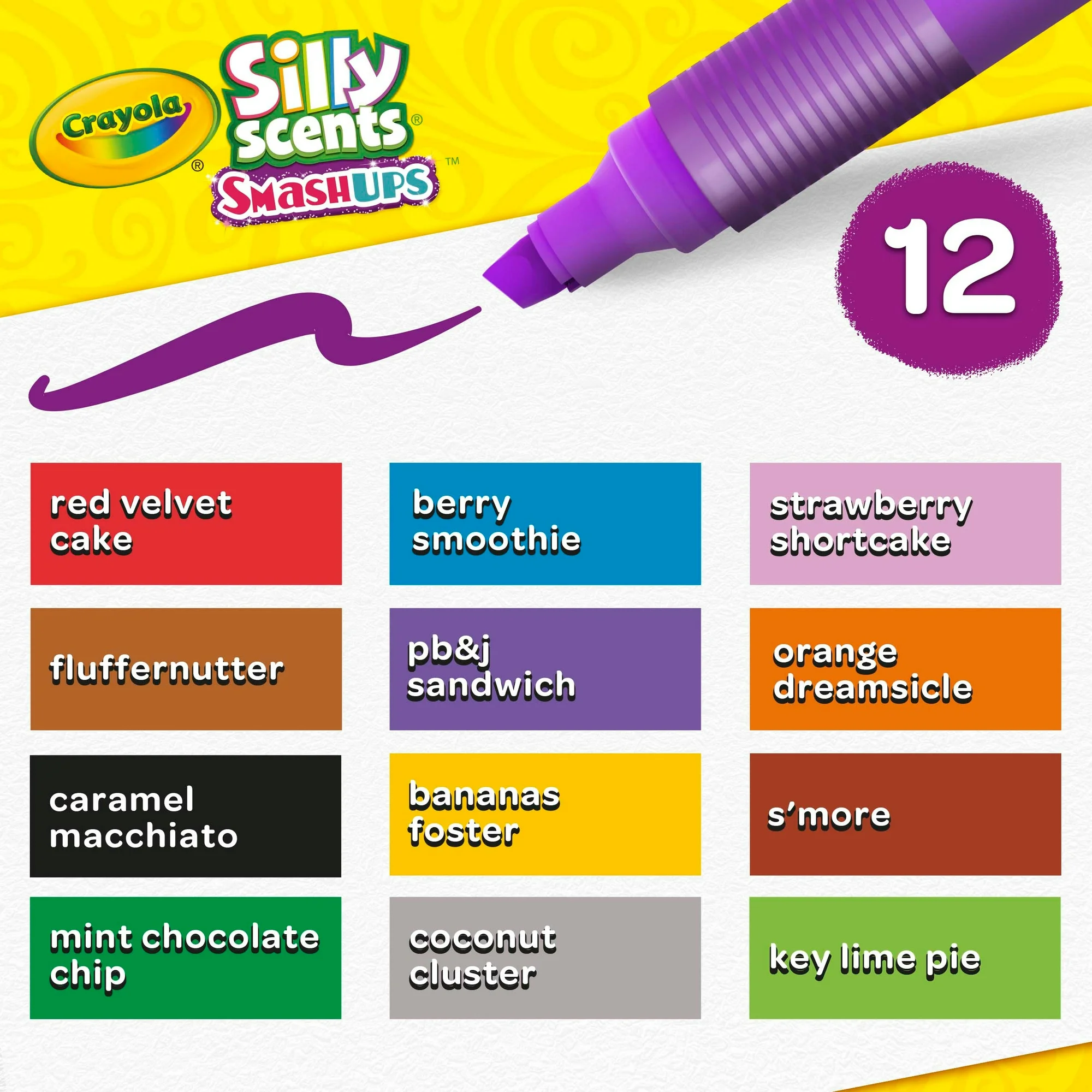 Crayola Silly Scents Smash Ups Markers Scented Art Tools3 Crayola Silly Scents Smash Ups Markers Scented Art Tools