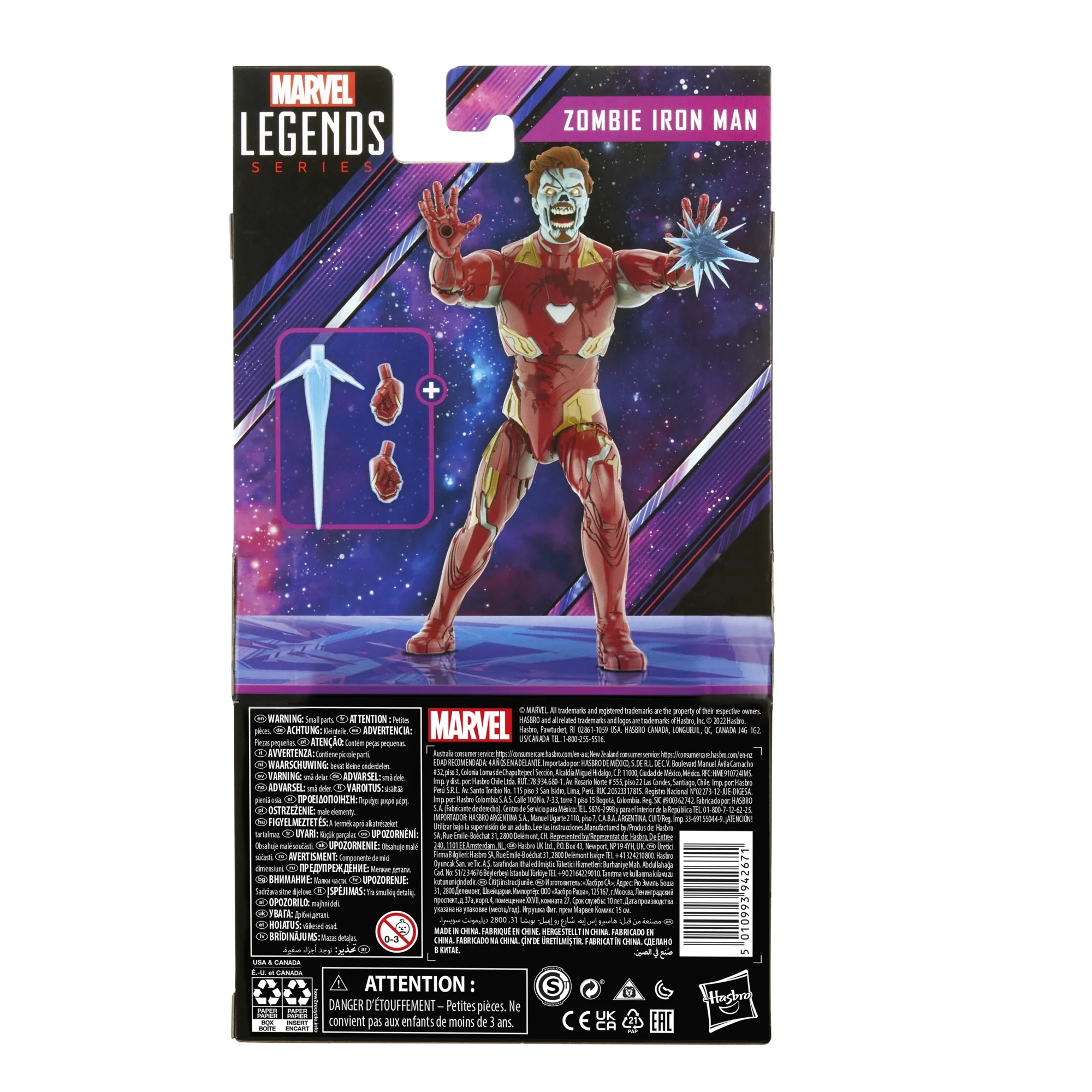 Marvel Legends Series Zombie Iron Man Action Figure Marvel Legends Series Zombie Iron Man Action Figure