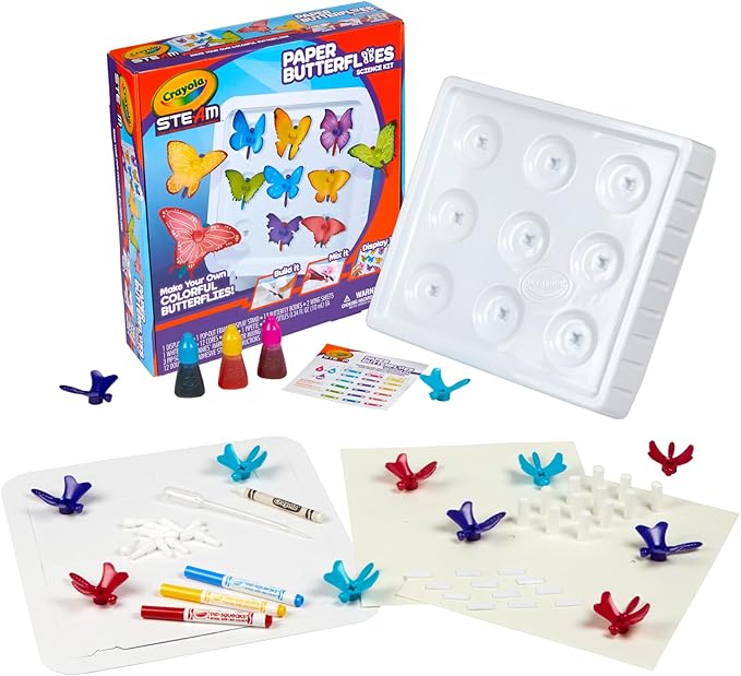 Crayola Paper Butterfly Science Kit STEAM Toy Crayola Paper Butterfly Science Kit STEAM Toy