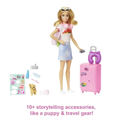 Barbie Doll and Accessories 'Malibu' Travel Set