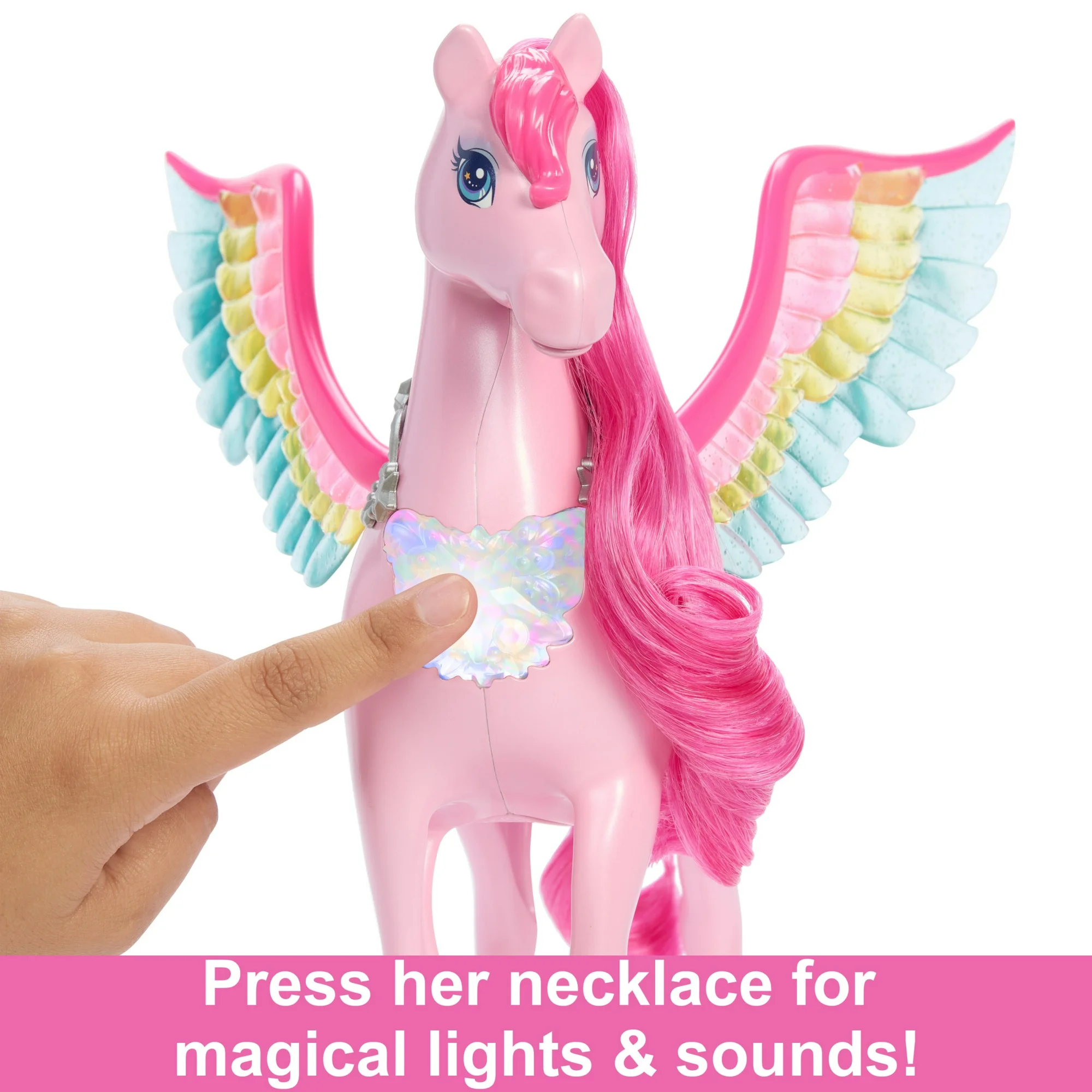 Barbie A Touch of Magic Pink Pegasus with Puppy Barbie A Touch of Magic Pink Pegasus with Puppy