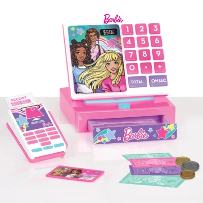 Barbie Trendy Cash Register with Sounds 9 Piece Playset