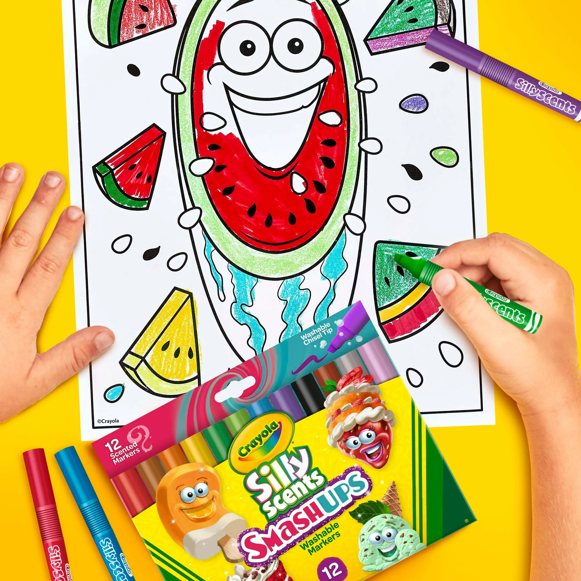 Crayola Silly Scents Smash Ups Markers Scented Art Tools Crayola Silly Scents Smash Ups Markers Scented Art Tools