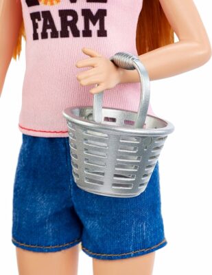 Barbie Chicken Farmer Doll Red Haired and Playset with Henhouse
