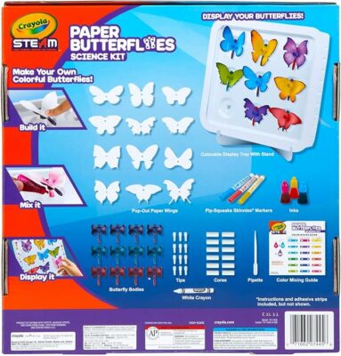 Crayola Paper Butterfly Science Kit STEAM Toy