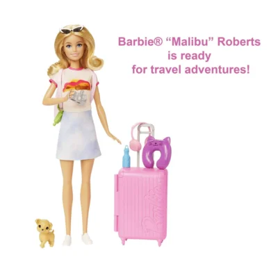 Barbie Doll and Accessories 'Malibu' Travel Set