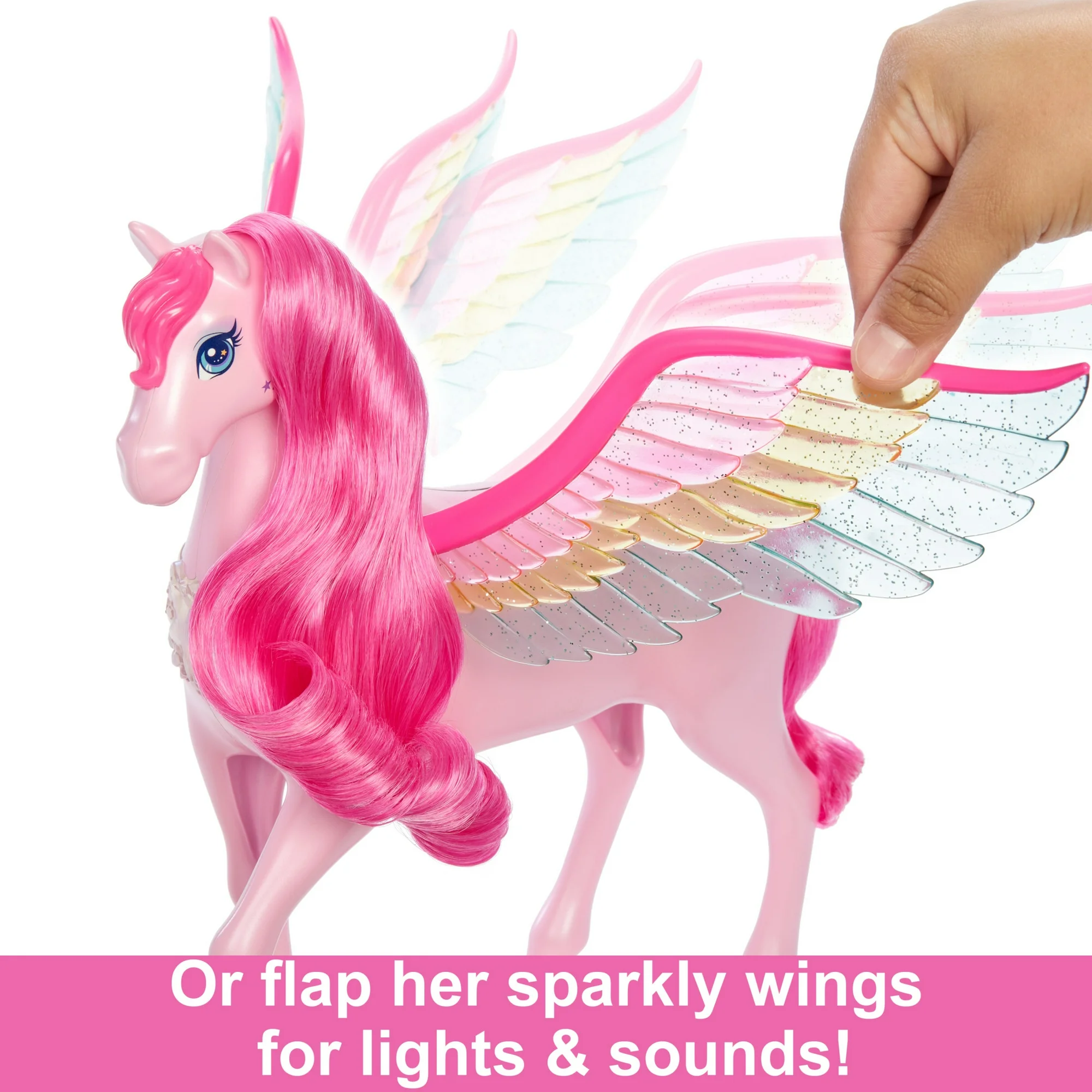 Barbie A Touch of Magic Pink Pegasus with Puppy Barbie A Touch of Magic Pink Pegasus with Puppy