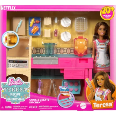 Barbie and Teresa Recipe for Friendship Teresa Doll & Kitchen Playset
