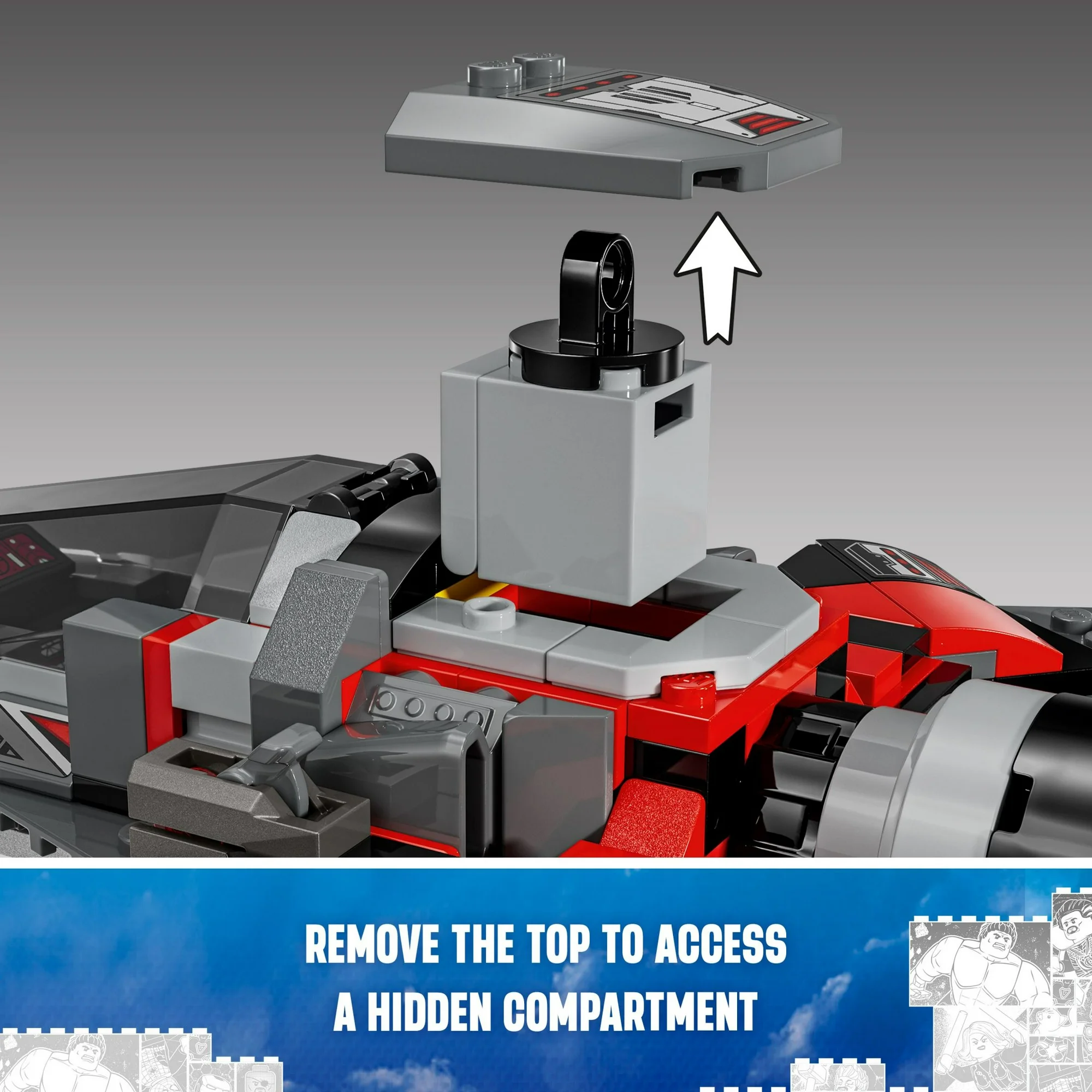 LEGO Marvel Captain America vs. Red Hulk Battle Building Set LEGO Marvel Captain America vs. Red Hulk Battle Building Set