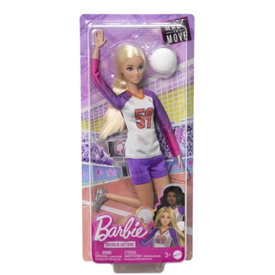 Barbie Doll & Accessories Made to Move Career Volleyball Player Doll