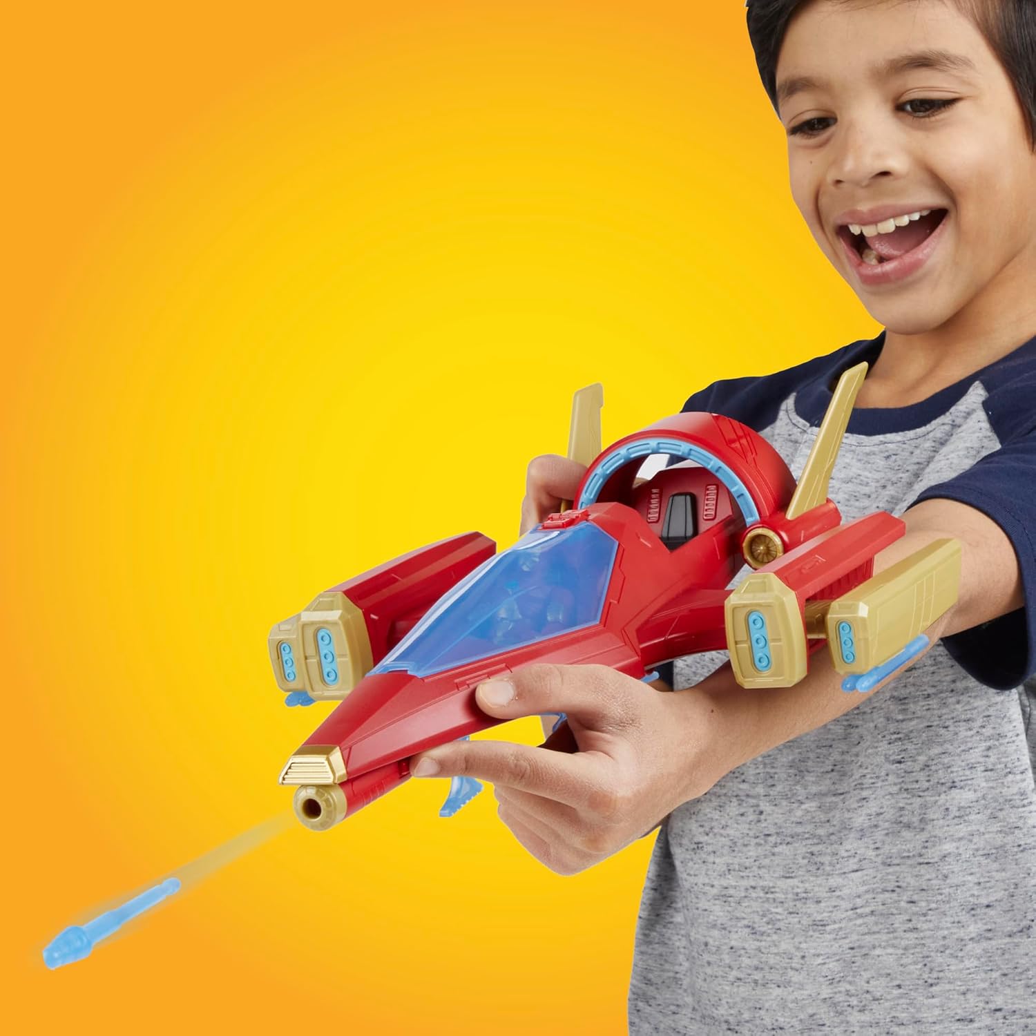 Avengers Mravel Iron Man Repulsor Blast Battle Jet Action Figure Avengers Mravel Iron Man Repulsor Blast Battle Jet Action Figure