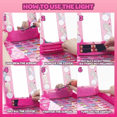 Barbie Beauty Vanity Set with Light Up Mirror