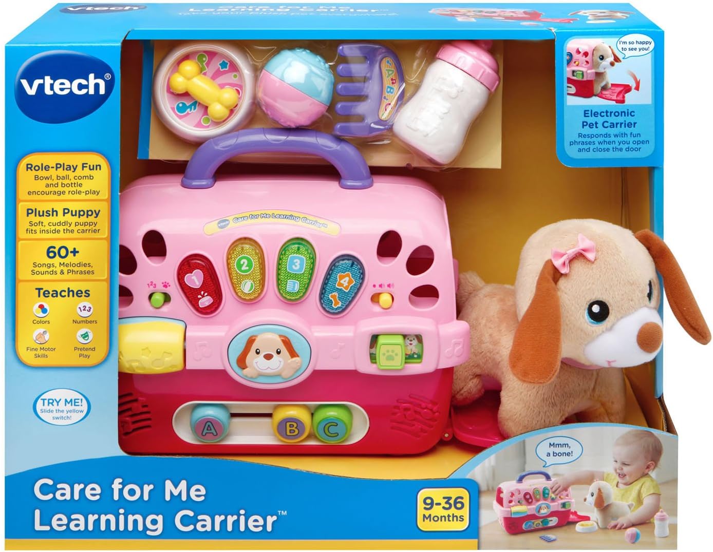 VTech Care for Me Learning Carrier Pink VTech Care for Me Learning Carrier Pink