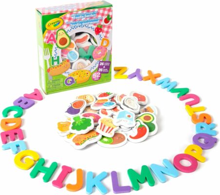 Crayola ABC Matching Magnet Set Foodie Garden