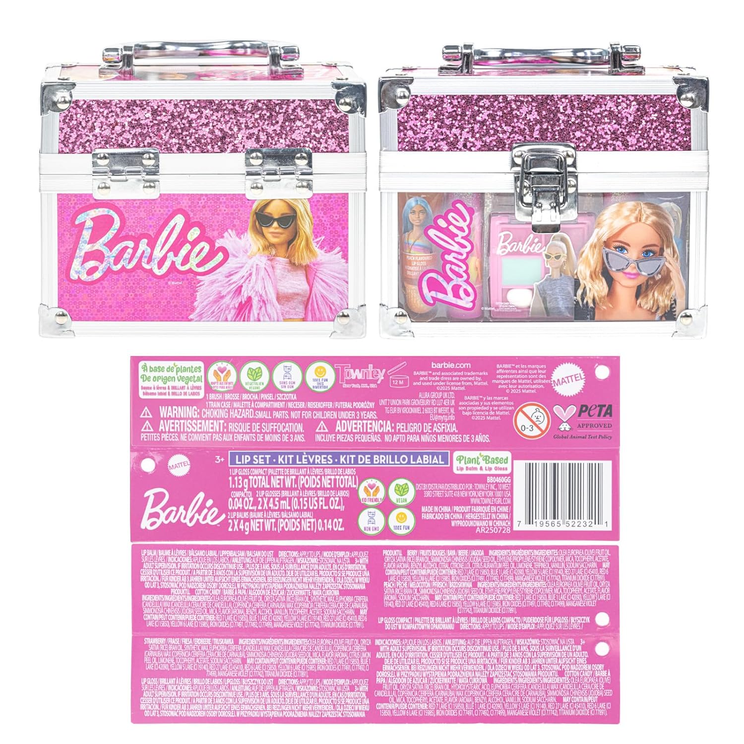 Barbie Beauty Mini Train Case Set Barbie Beauty Mini Train Case Set