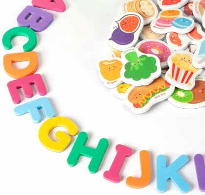 Crayola ABC Matching Magnet Set Foodie Garden