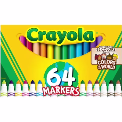 Crayola Broad Line Markers with Colors of The World
